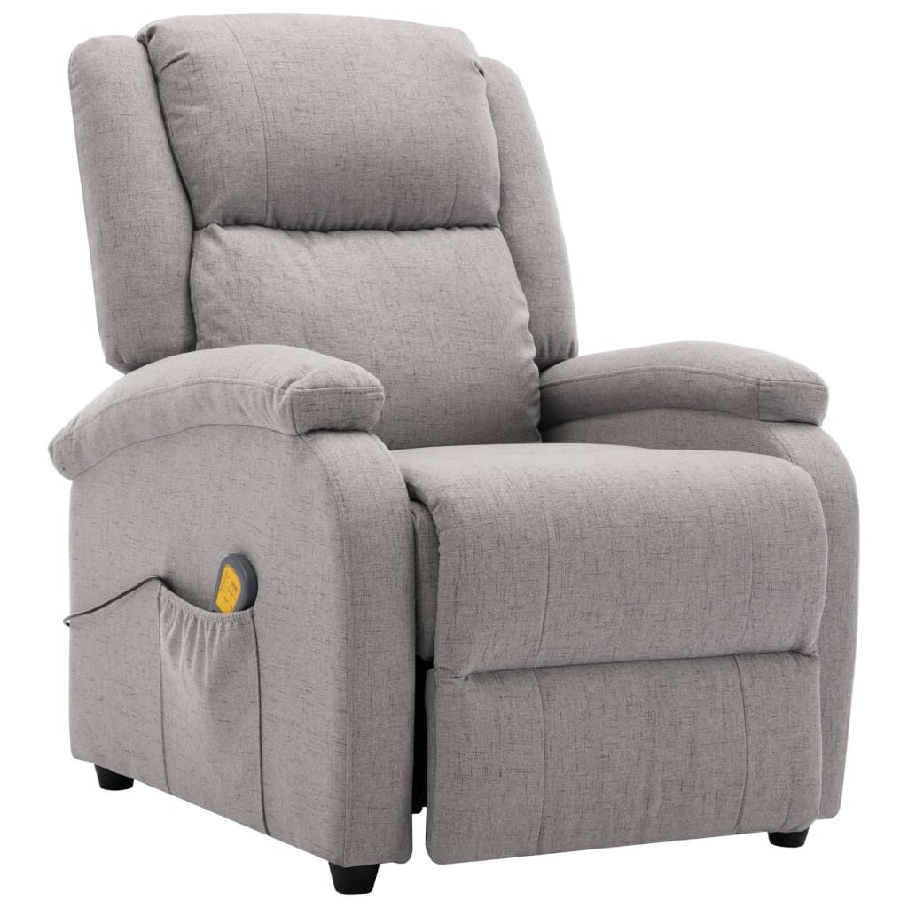 Massage Chair Light Grey Fabric Price