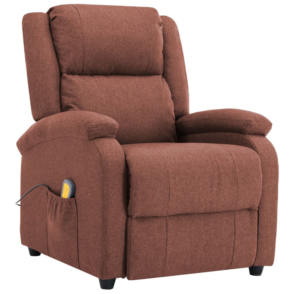 Massage Chair Brown Fabric Price