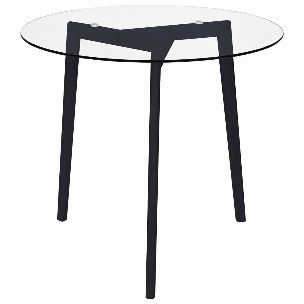 Dining Table Transparent 80 cm Tempered Glass Price
