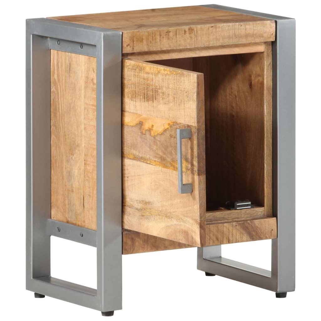 Bedside Cabinet 40x30x50 cm Rough Mango Wood Price
