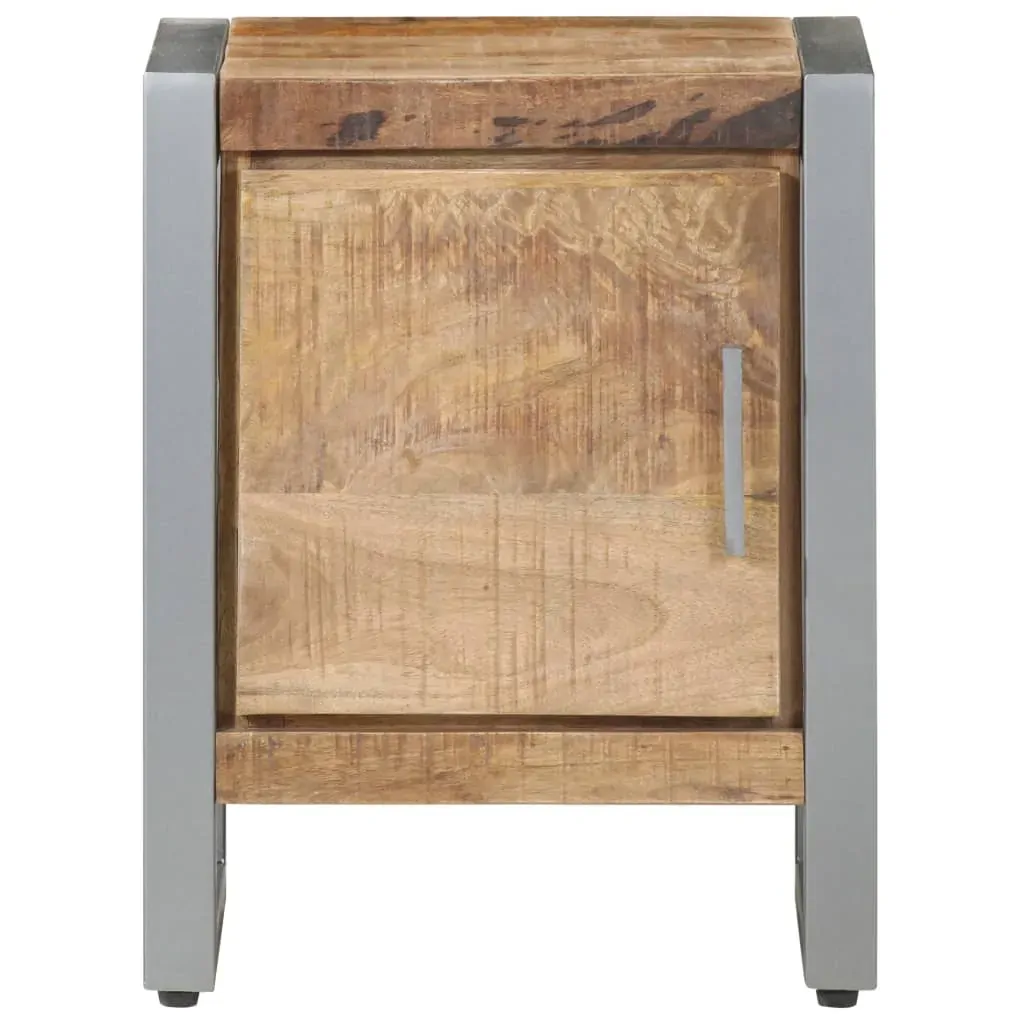 Bedside Cabinet 40x30x50 cm Rough Mango Wood Price