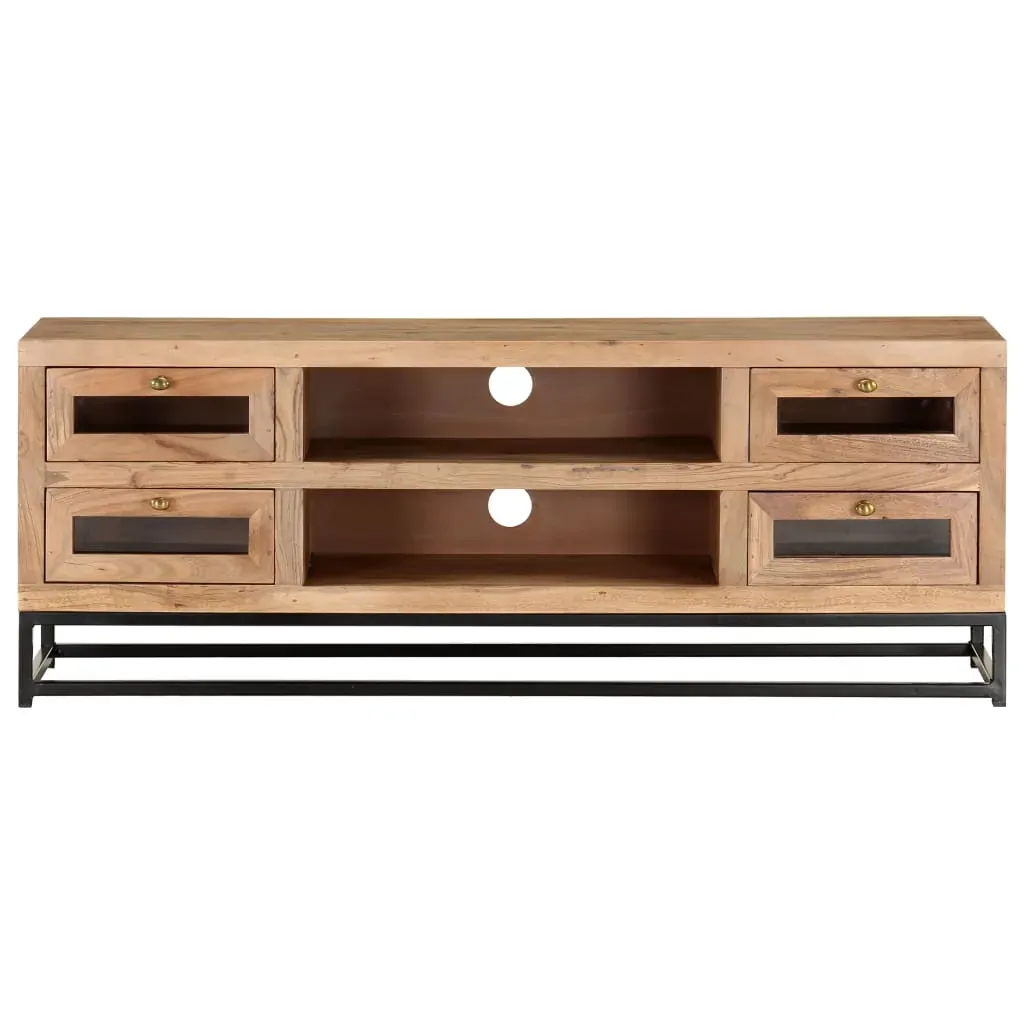 TV Cabinet 110x30x40 cm Solid Acacia Wood Price