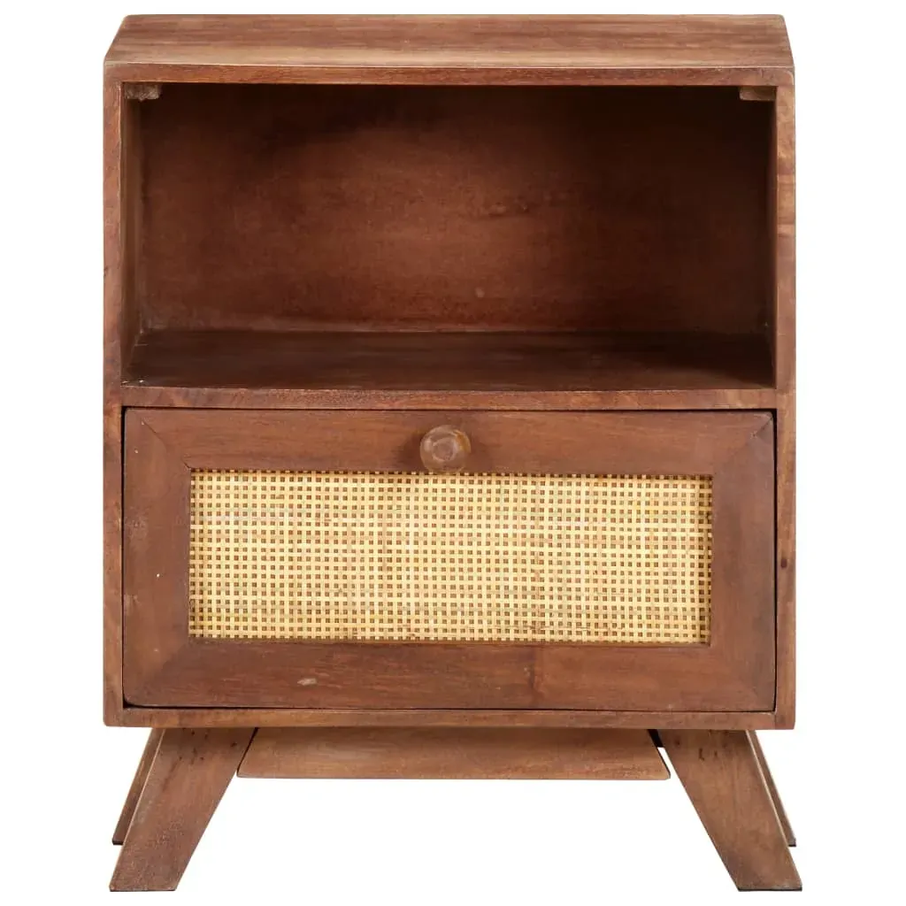 Bedside Cabinet 40x30x50 cm Solid Mango Wood Price