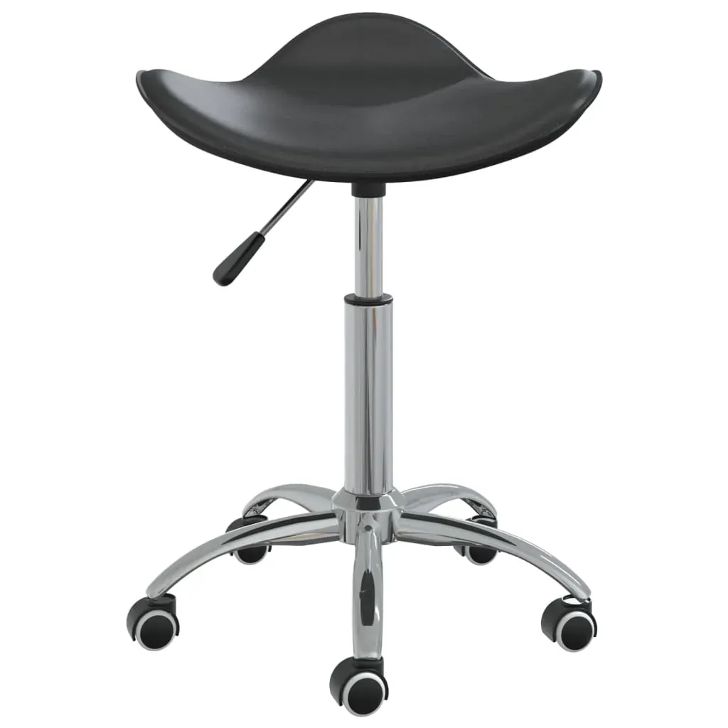 Salon Spa Stool Black Faux Leather Price