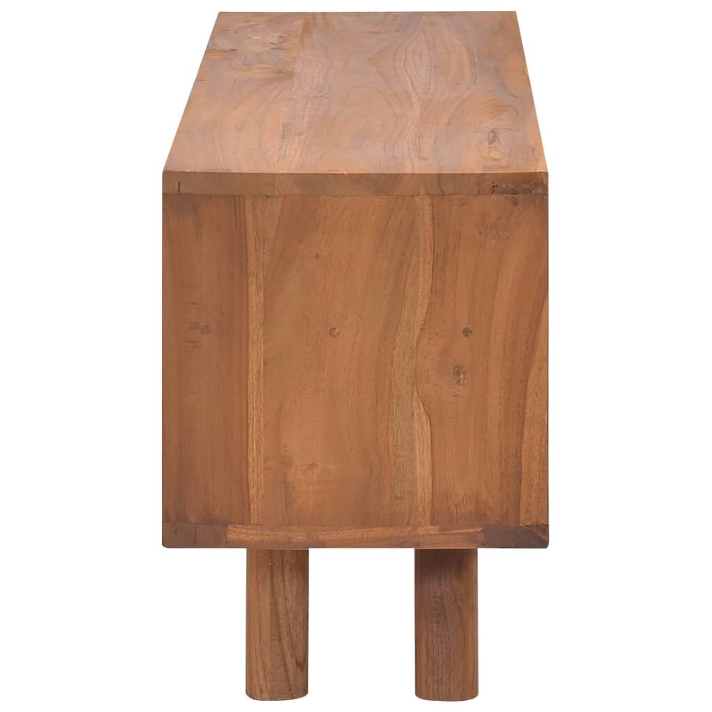 TV Cabinet 110x30x45 cm Solid Teak Wood Price