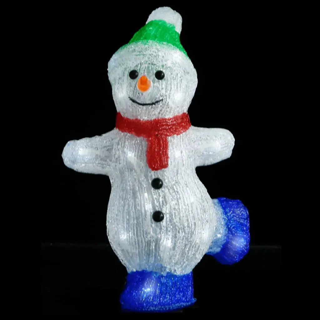 LED Christmas Acrylic Snowman Figure Indoor and Outdoor 30cm Price