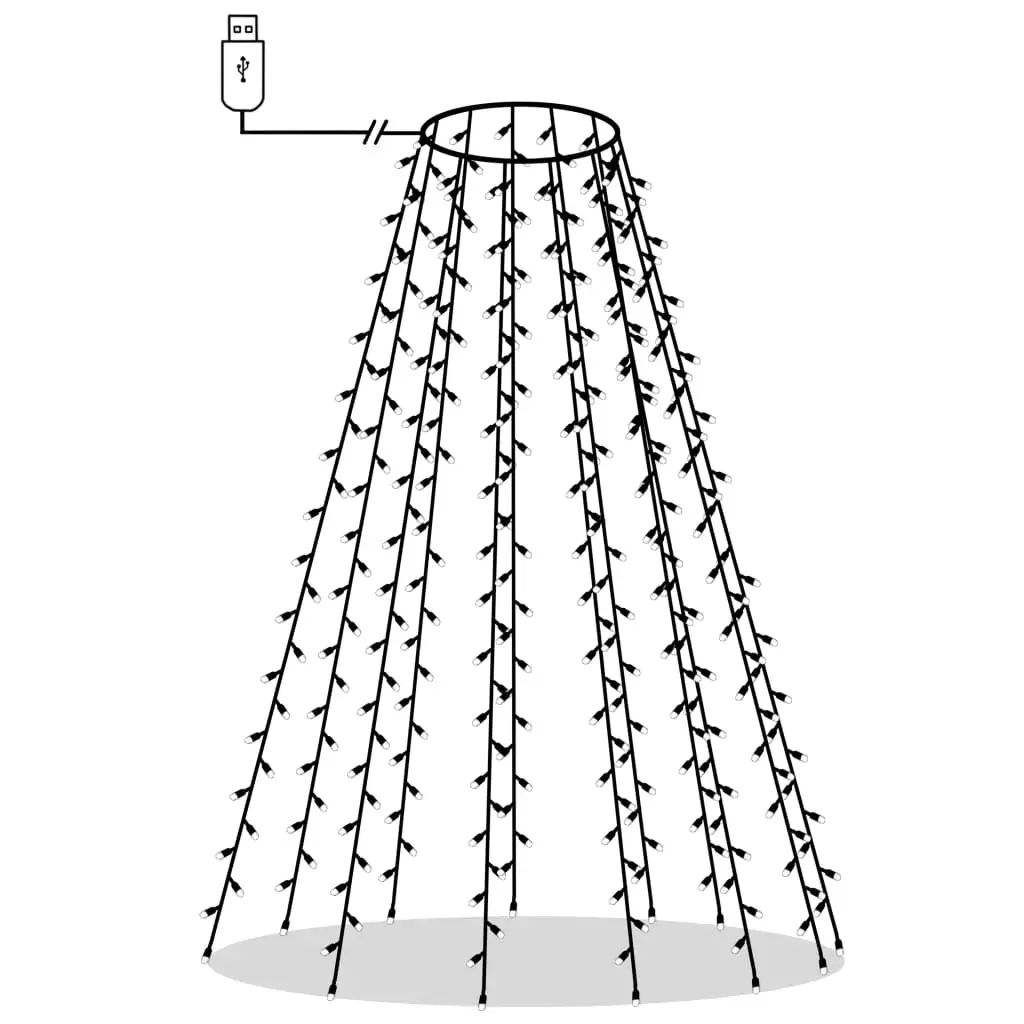 Christmas Tree Net Lights with 210 LEDs Cold White 210 cm Price