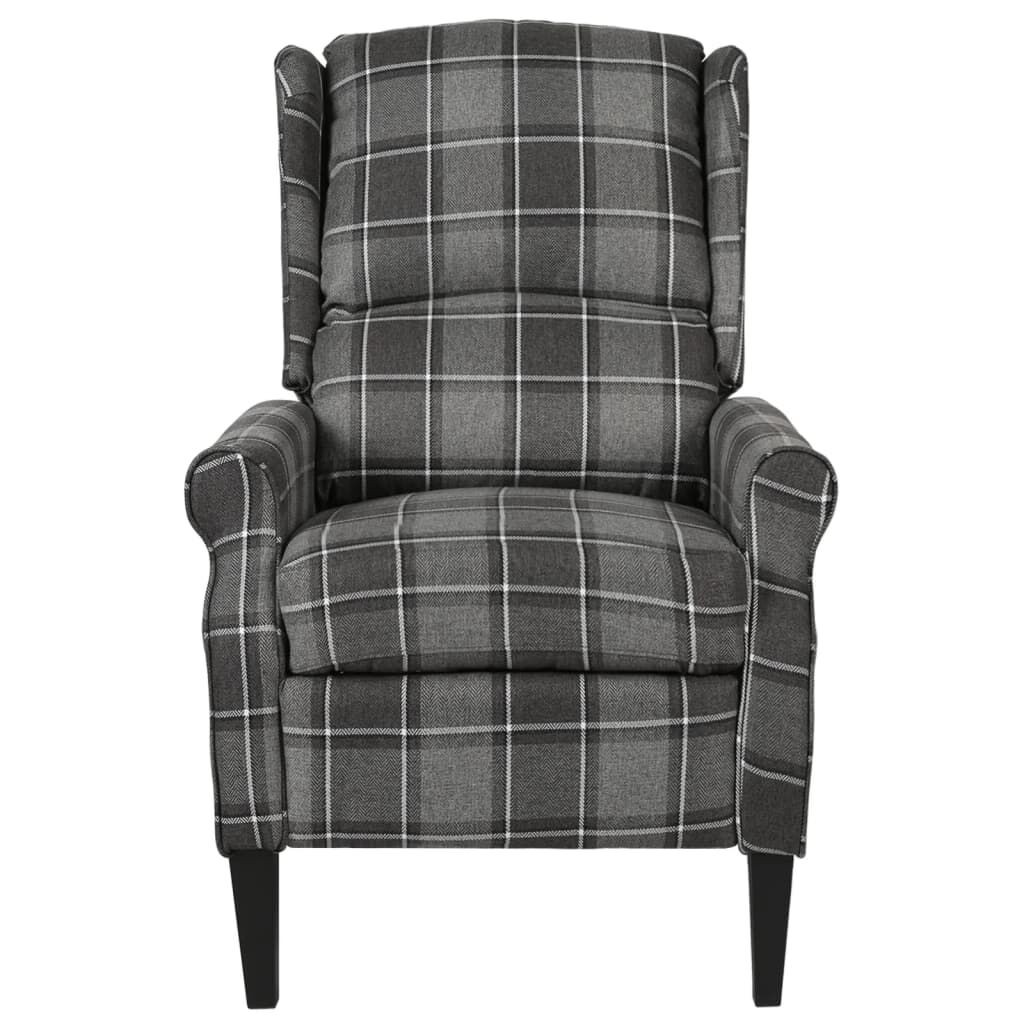 Reclining Chair Grey Fabric Price