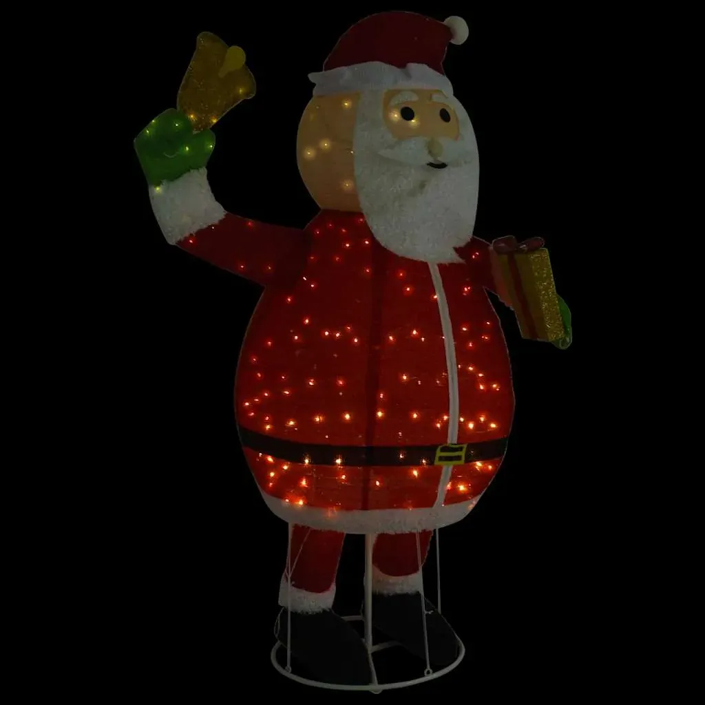 Decorative Christmas Santa Claus Figure LED Luxury Fabric 180 cm Price