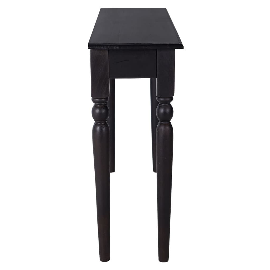 Console Table Light Black 110x30x75 cm Solid Mahogany Wood Price