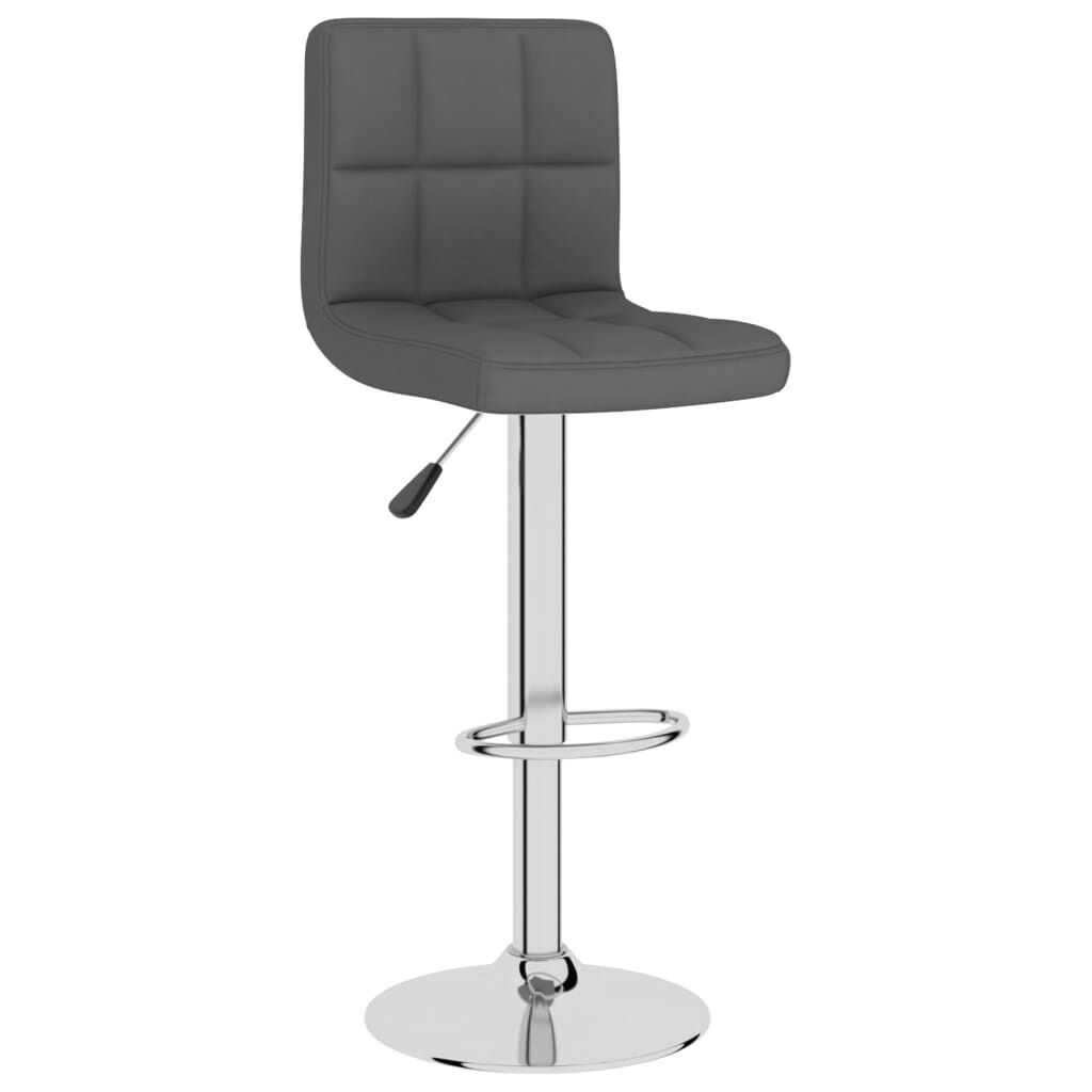 Bar Stools 2 pcs Dark Grey Fabric Price