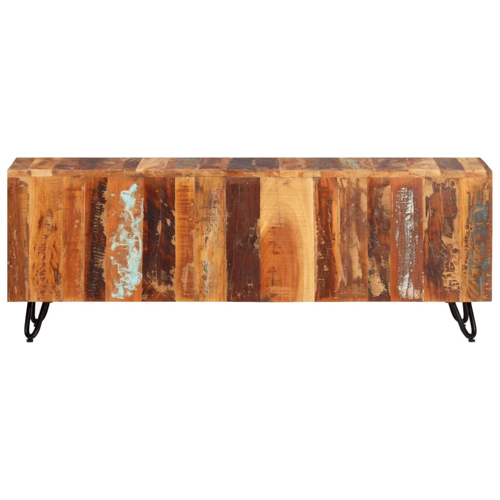 TV Cabinet 110x30x40 cm Solid Wood Reclaimed Price