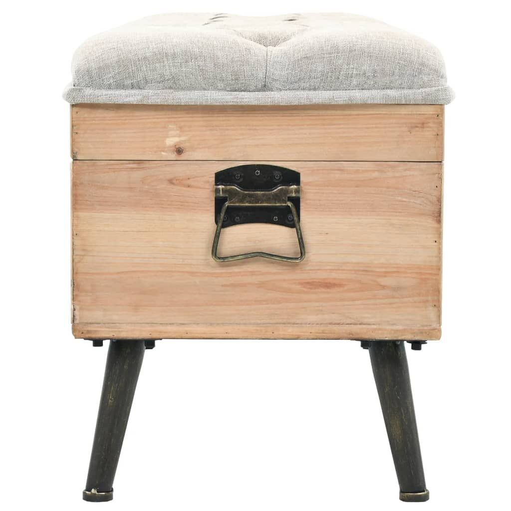 Storage Bench 110 cm Solid Firwood Price