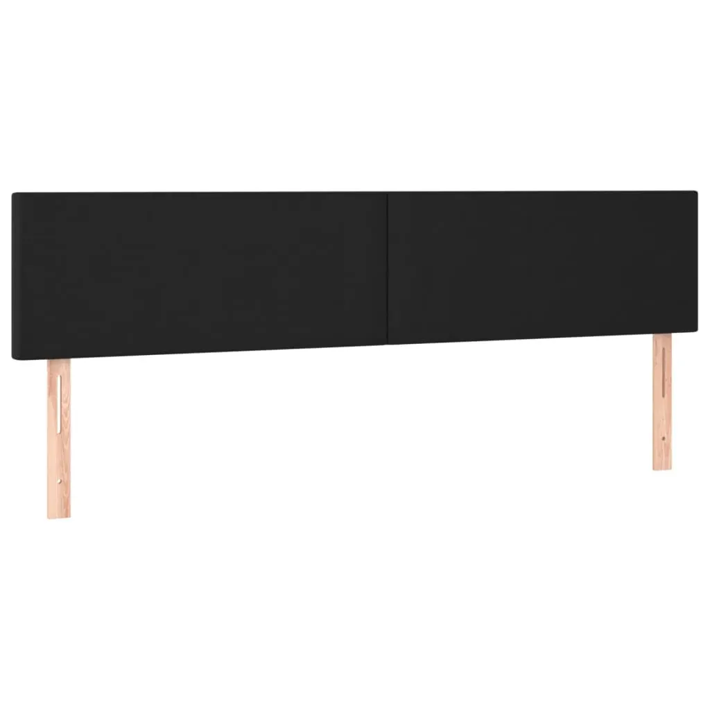 Headboards 2 pcs Black 100 cm Faux Leather Price