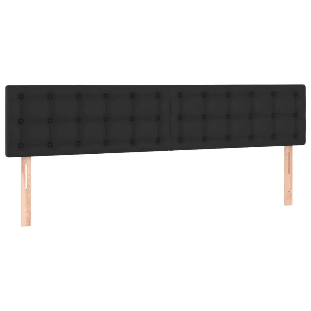 Headboards 2 pcs Black 100 cm Faux Leather Price