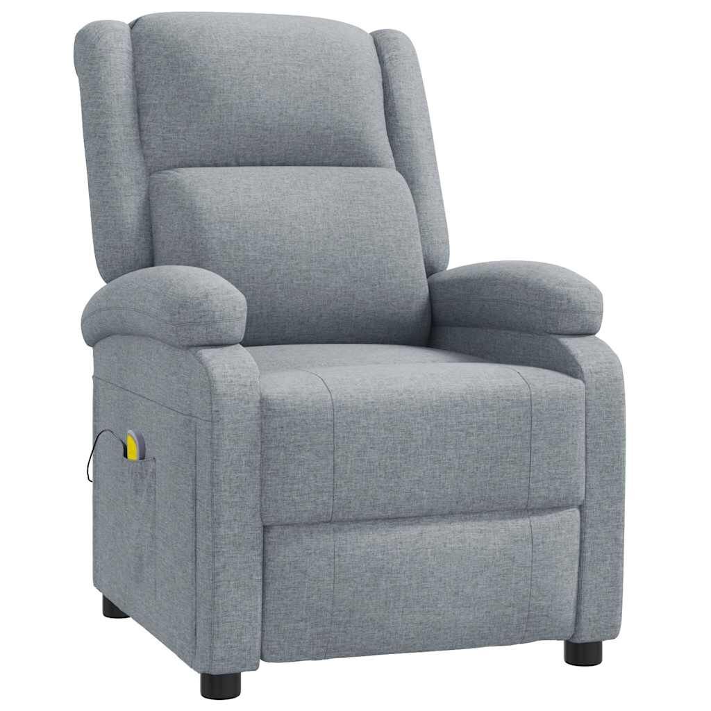 Massage Chair Light Grey Fabric Price