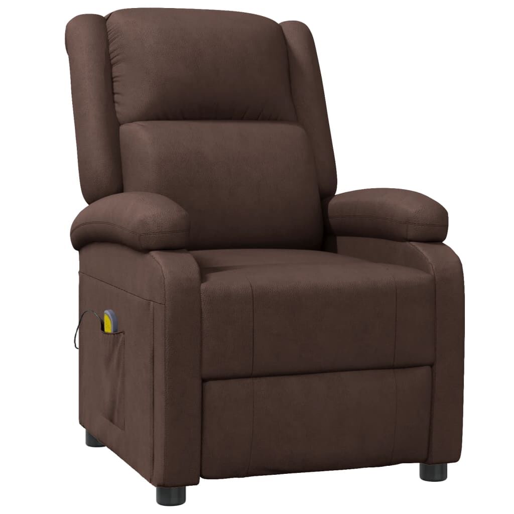 Massage Chair Brown Faux Leather Price