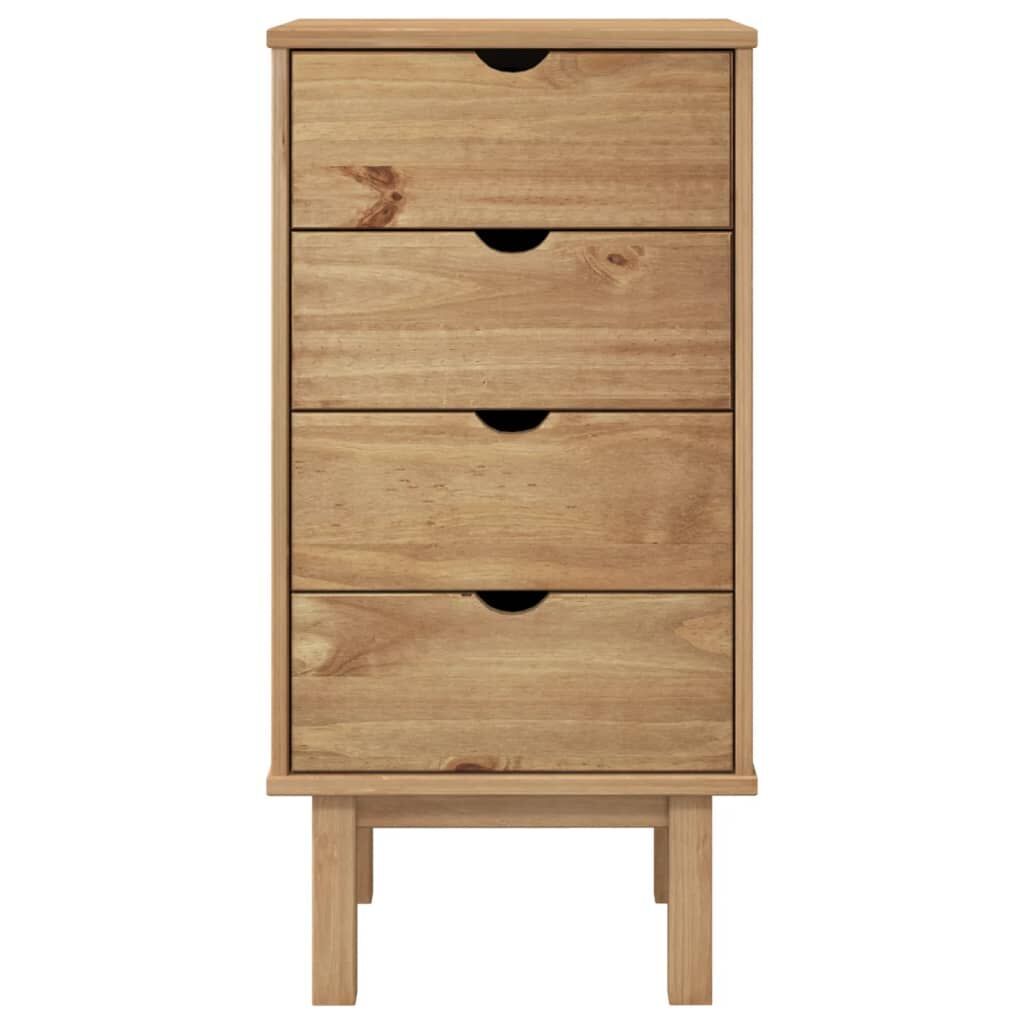 Drawer Cabinet OTTA 45x39x90cm Solid Wood Pine Price