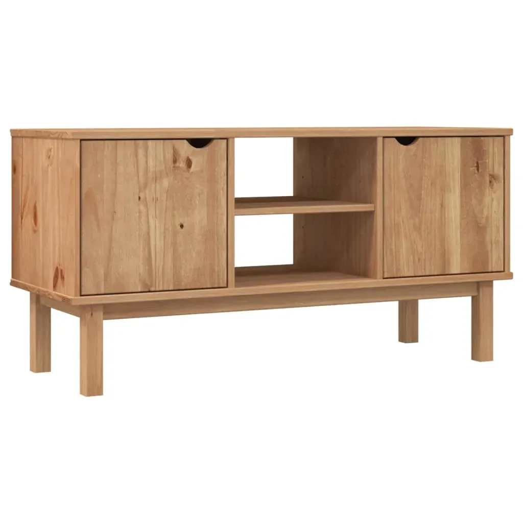 TV Cabinet OTTA 113.5x43x57 cm Solid Wood Pine Price