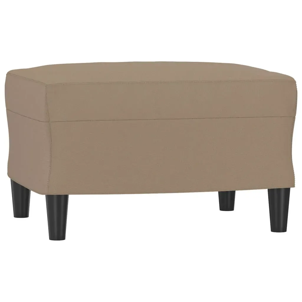 Footstool Cappuccino 60x50x41 cm Faux Leather Price
