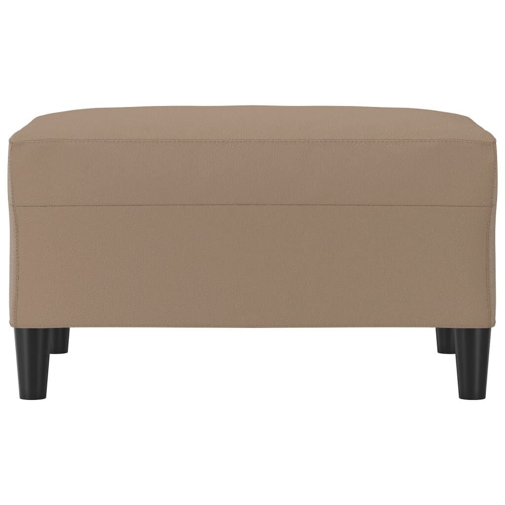 Footstool Cappuccino 70x55x41 cm Faux Leather Price