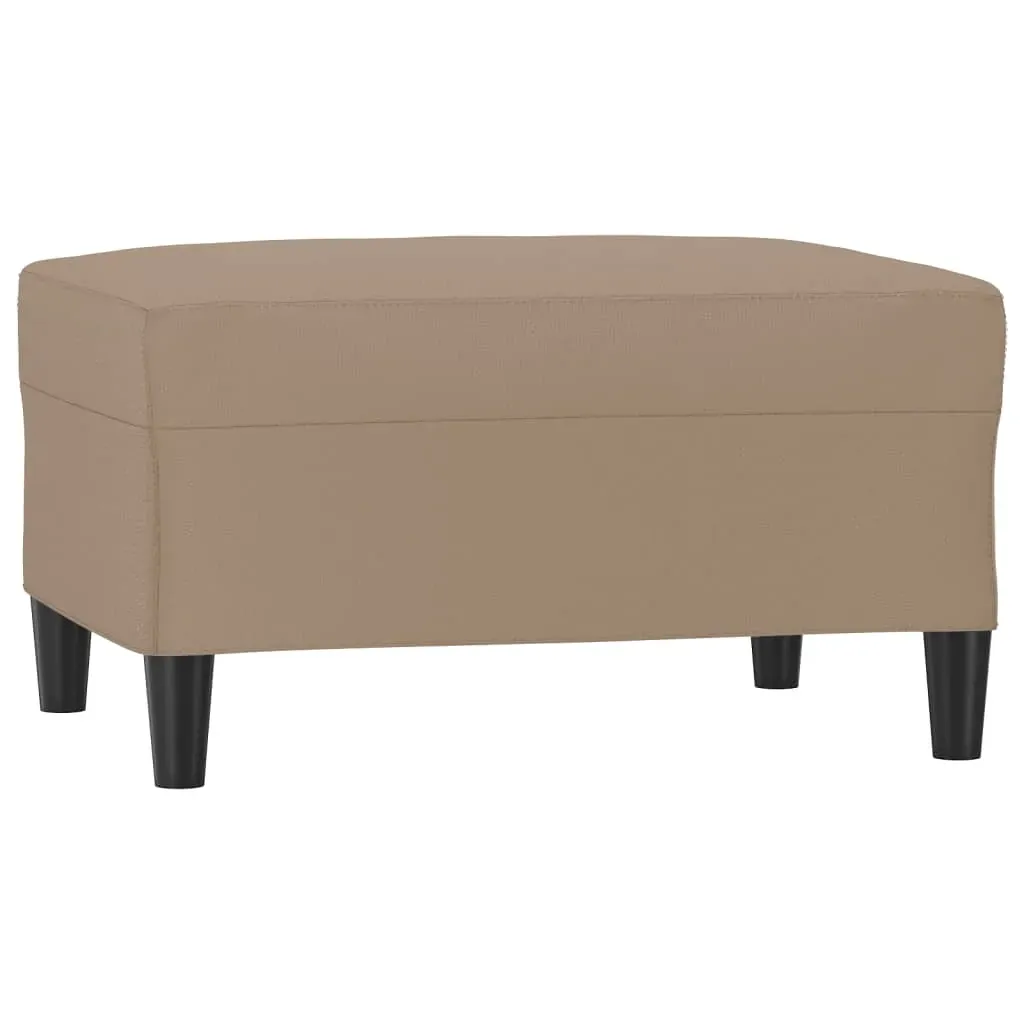 Footstool Cappuccino 70x55x41 cm Faux Leather Price