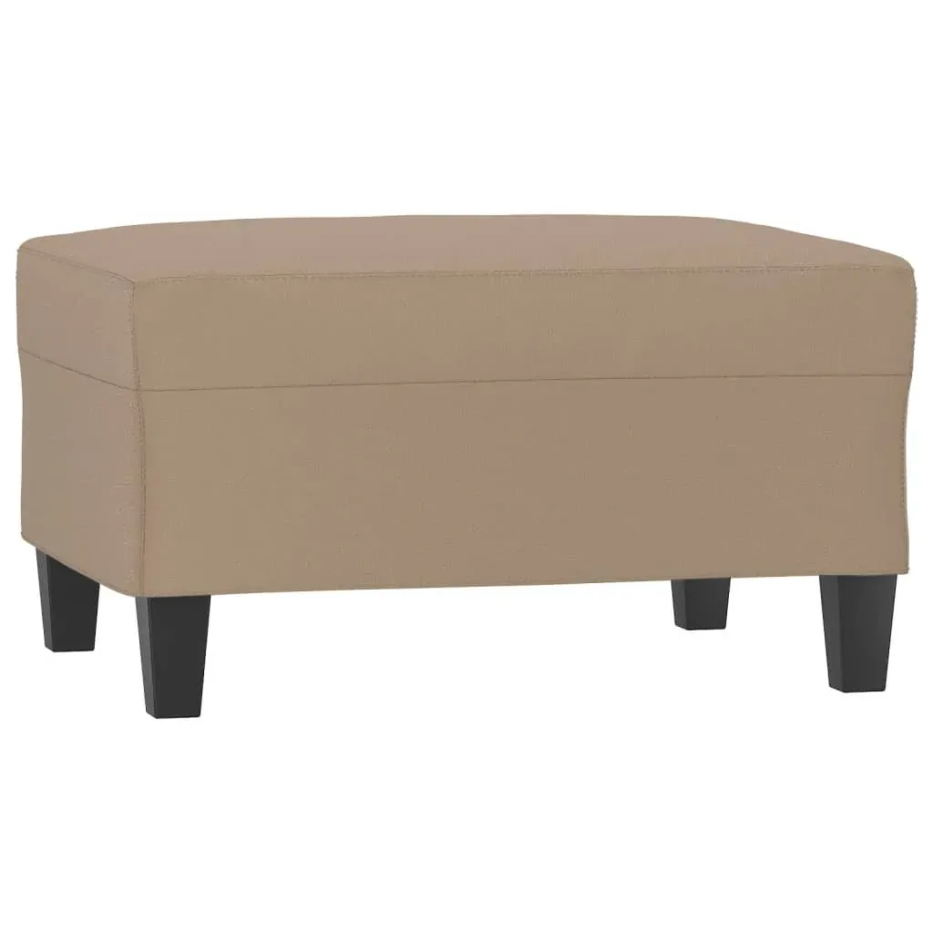 Footstool Cappuccino 70x55x41 cm Faux Leather Price