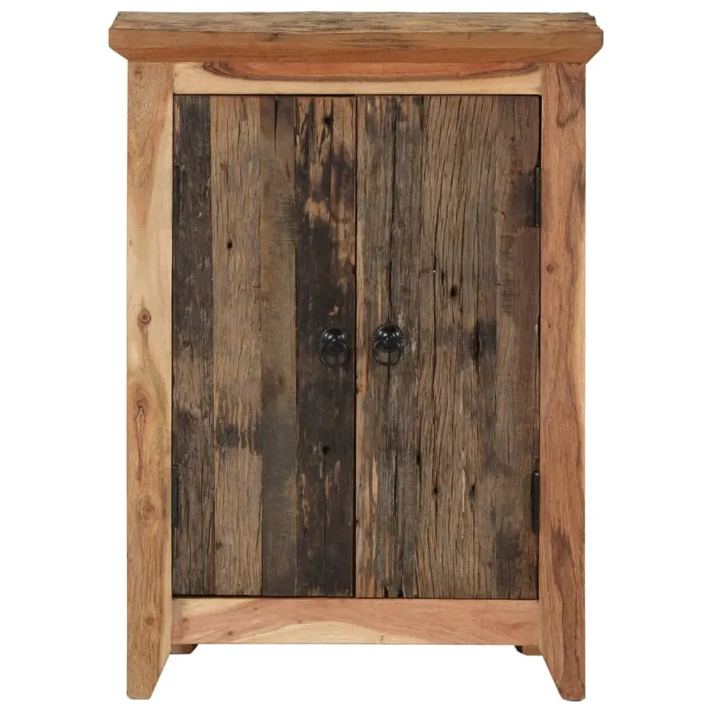 Sideboard 55x33x75 cm Solid Wood Acacia and Reclaimed Price
