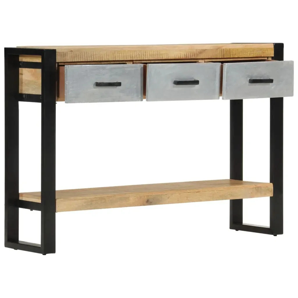 Console Table 110x30x76 cm Solid Rough Wood Mango Price
