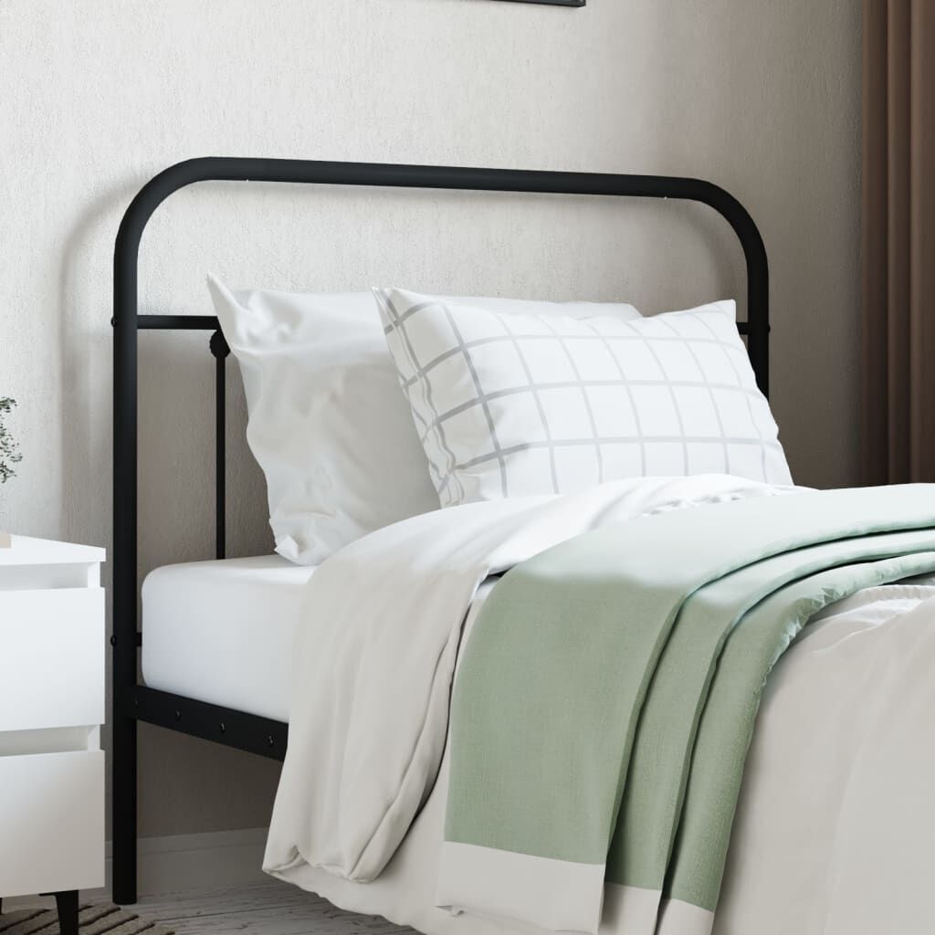 Metal Headboard Black 107 cm King Single Price