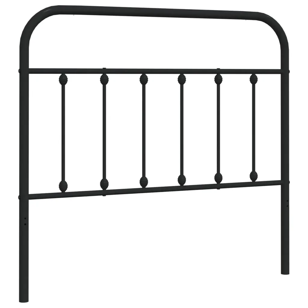 Metal Headboard Black 107 cm King Single Price