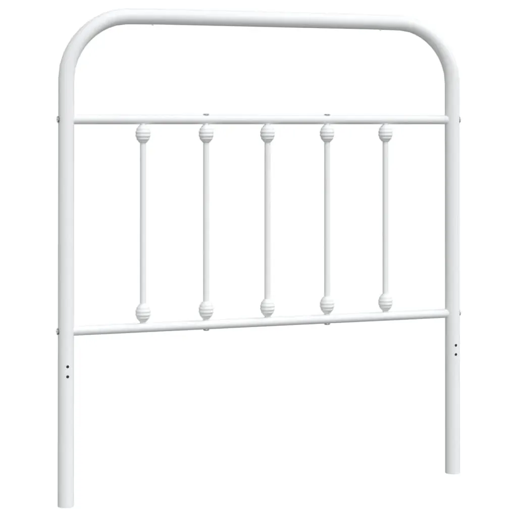 Metal Headboard White 90 cm Price