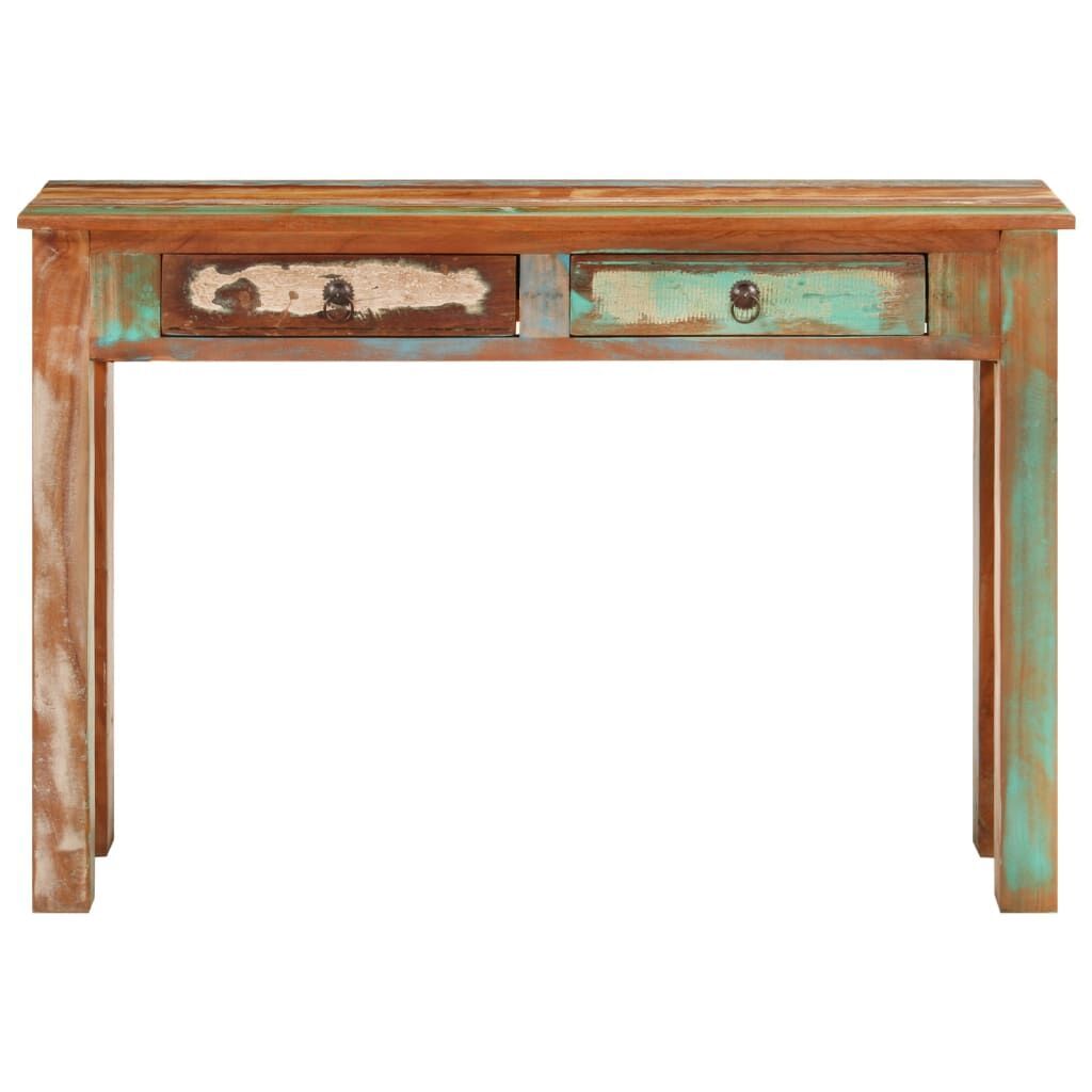 Console Table 110x30x75 cm Solid Wood Reclaimed Price