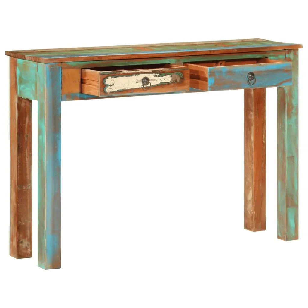 Console Table 110x30x75 cm Solid Wood Reclaimed Price
