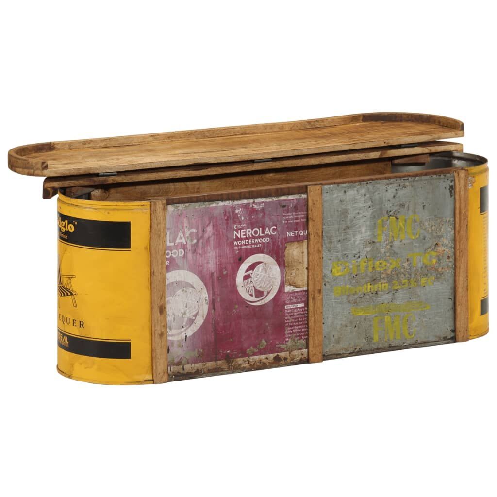 Storage Bench/Sideboard 120x30x40 cm Solid Wood Reclaimed Price
