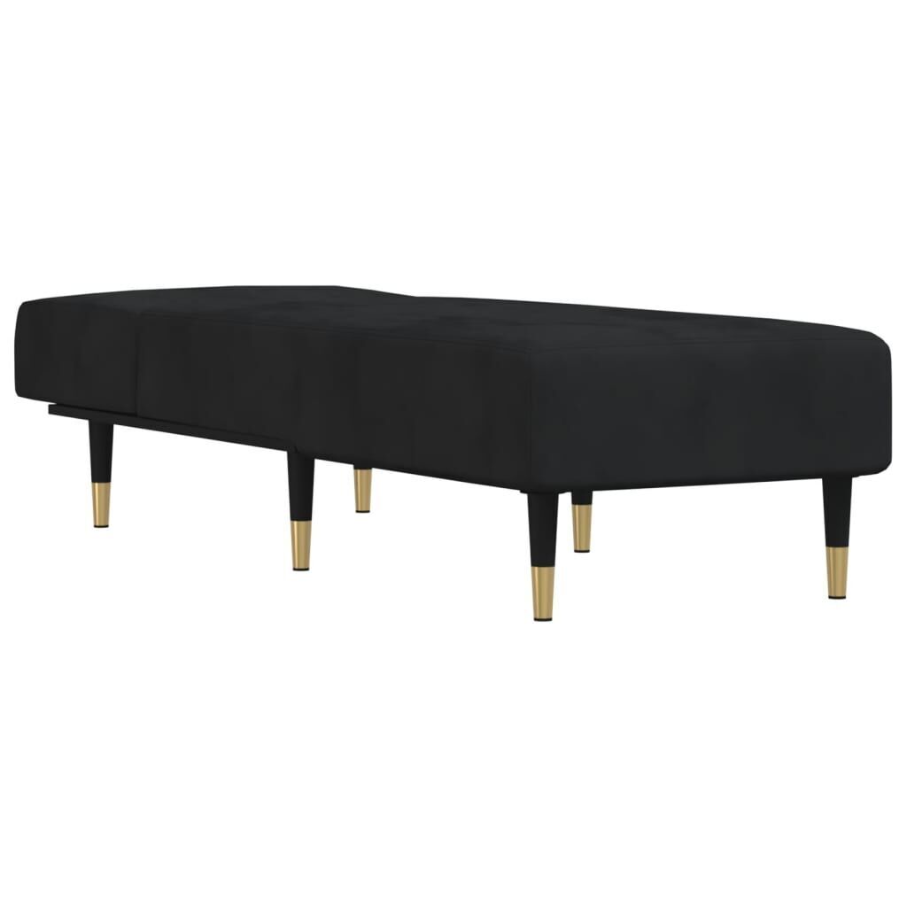 Chaise Longue Black Velvet Price