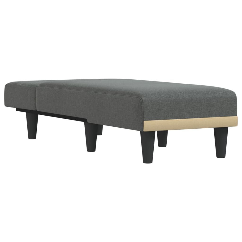 Chaise Longue Dark Grey Fabric Price