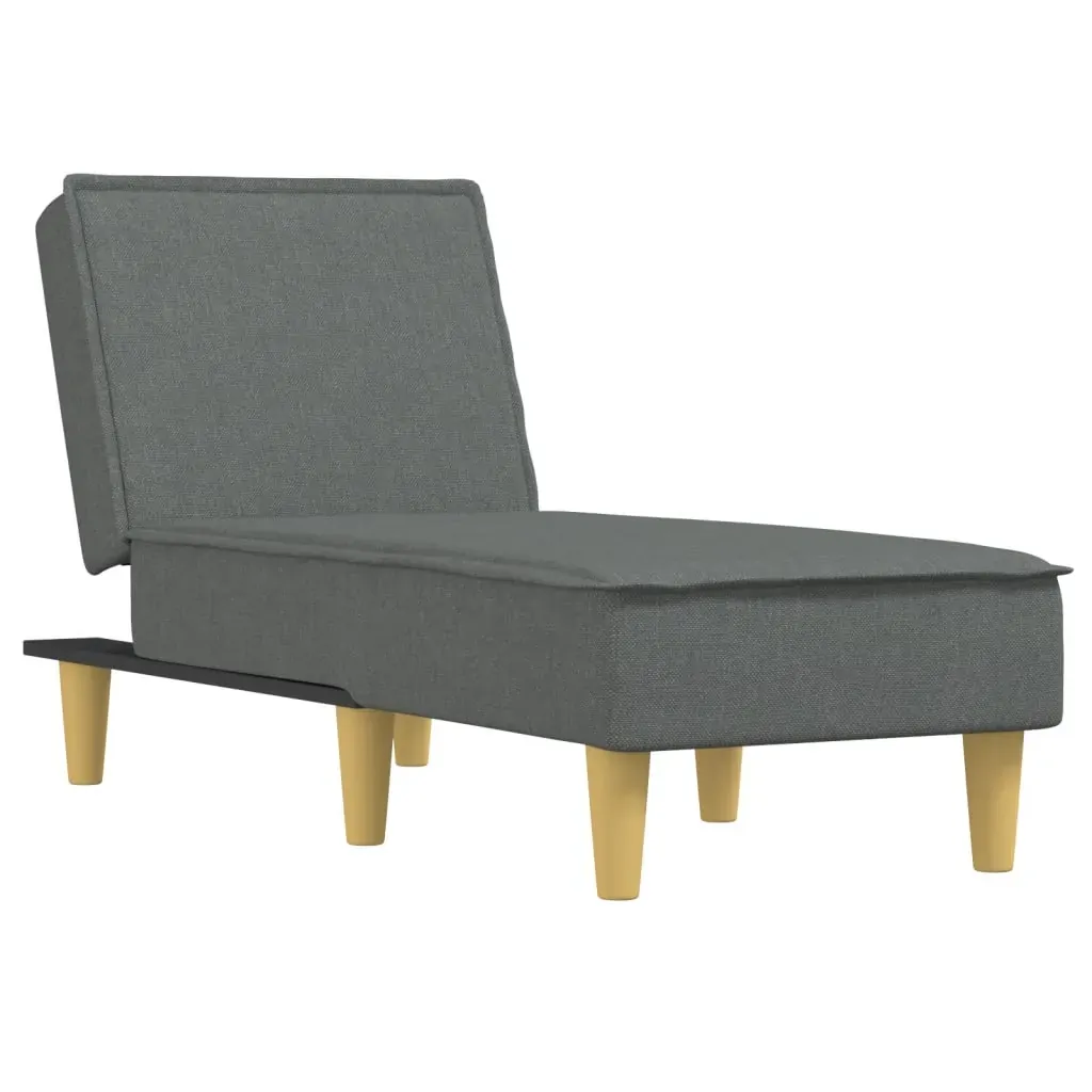 Chaise Longue Dark Grey Fabric Price
