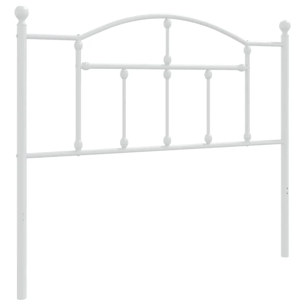Metal Headboard White 107 cm King Single Price