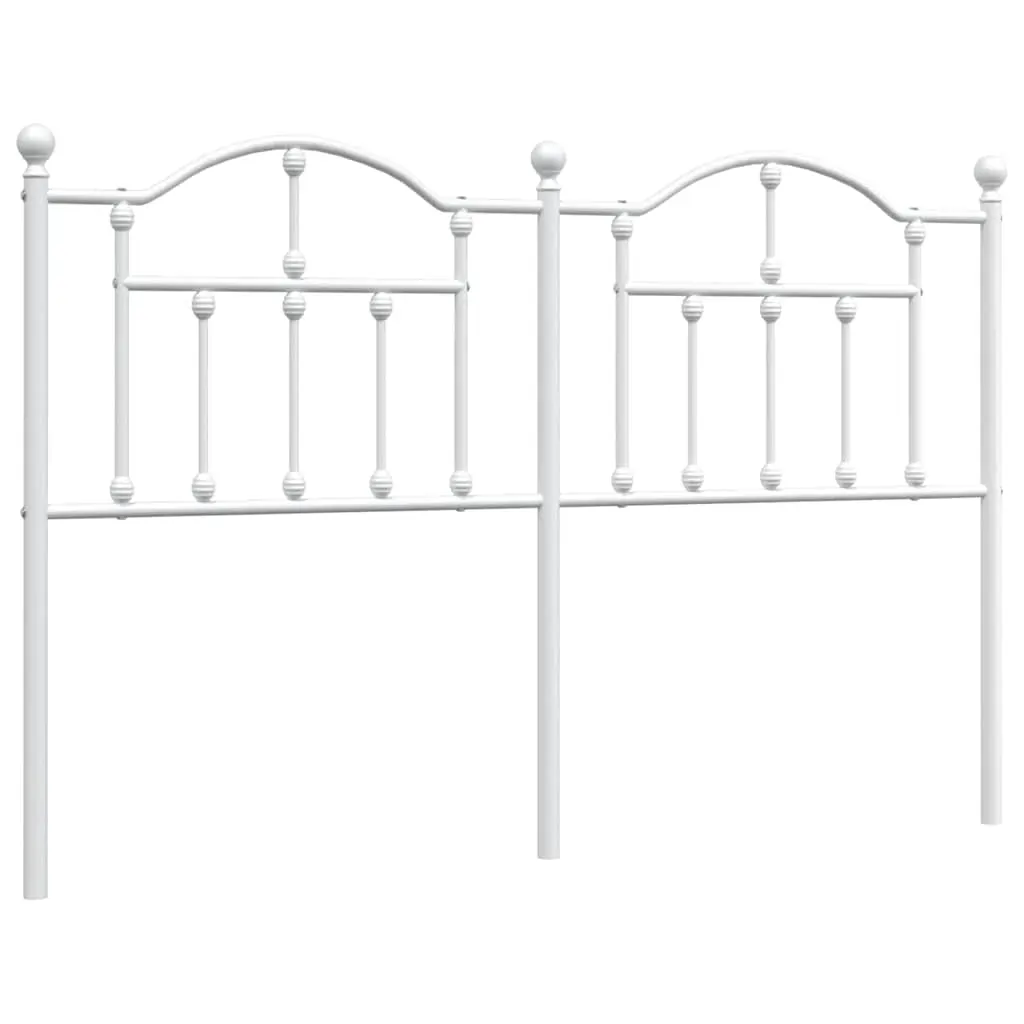Metal Headboard White 152 cm Queen Price