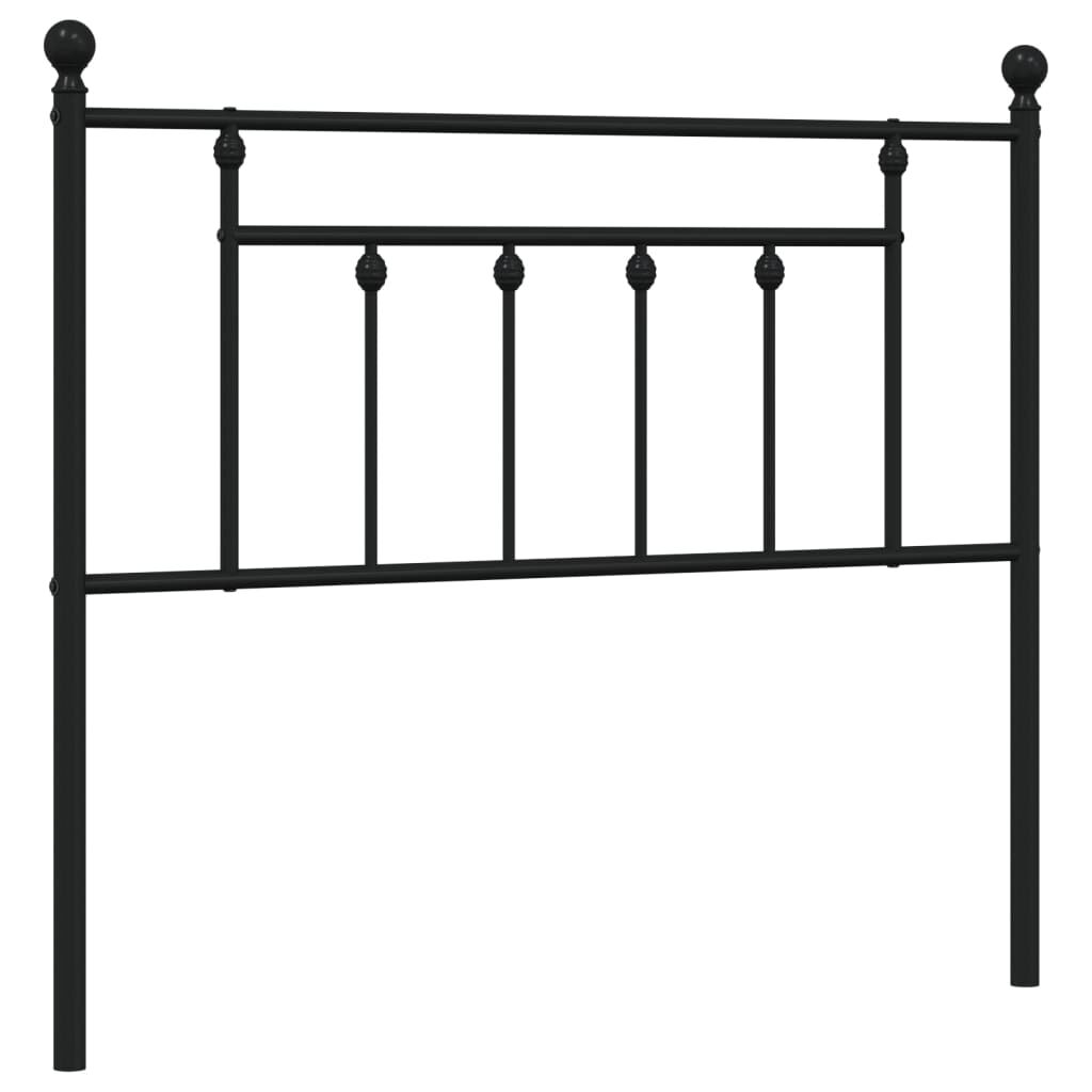Metal Headboard Black 107 cm King Single Price