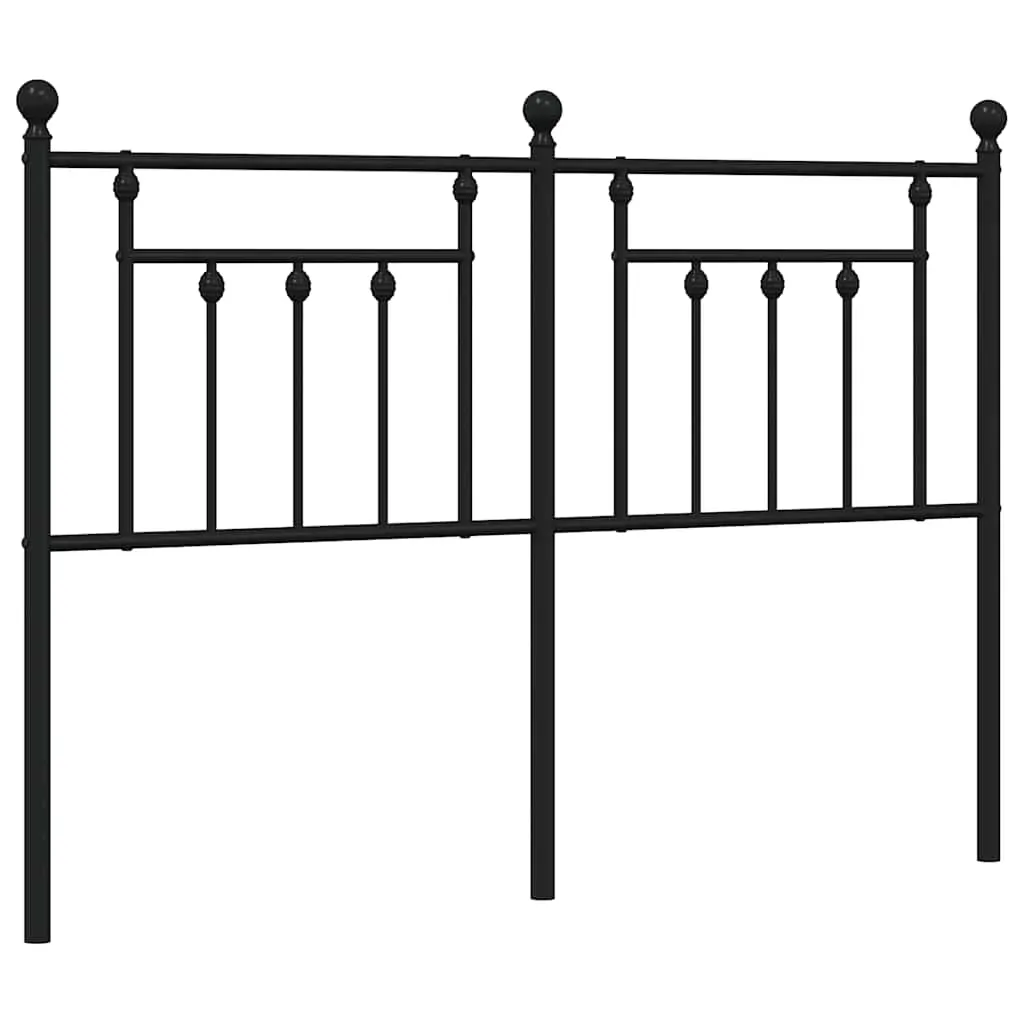 Metal Headboard Black 152 cm Queen Price