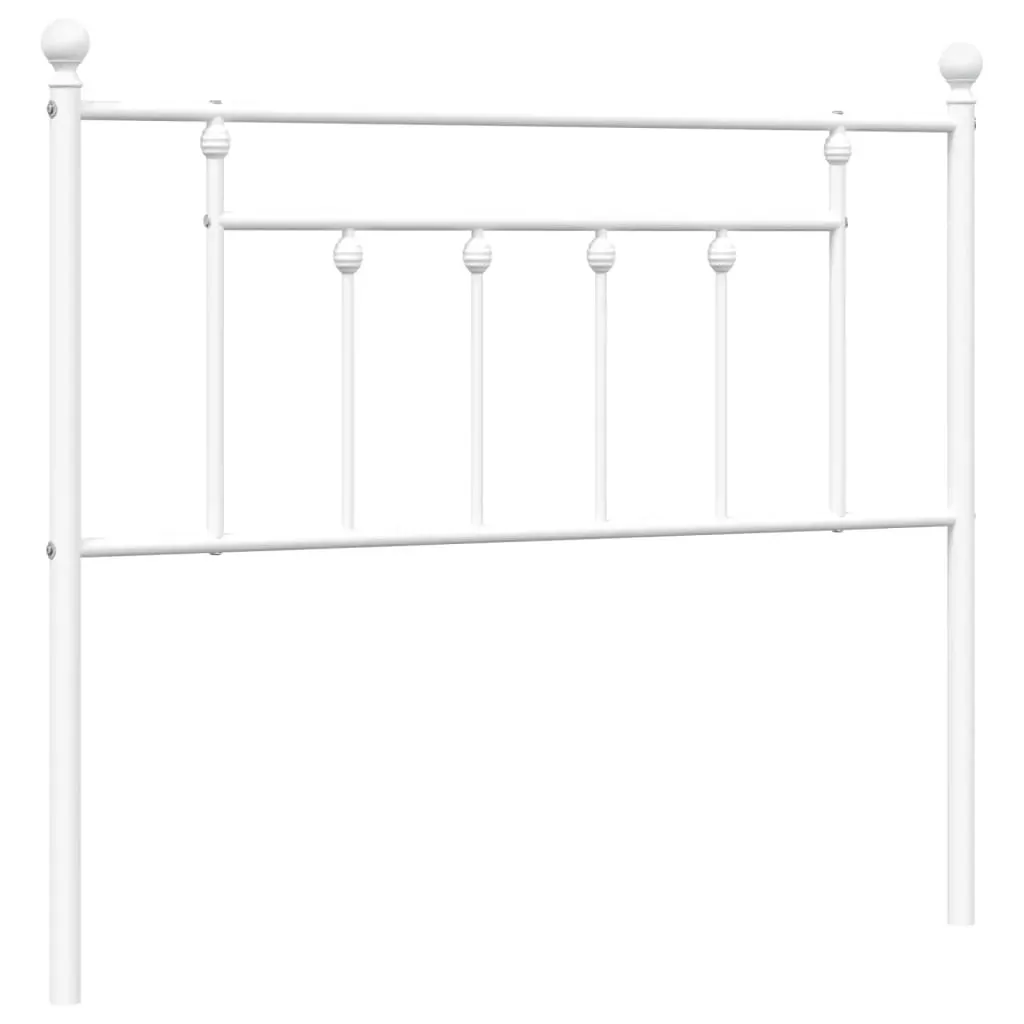 Metal Headboard White 107 cm King Single Price