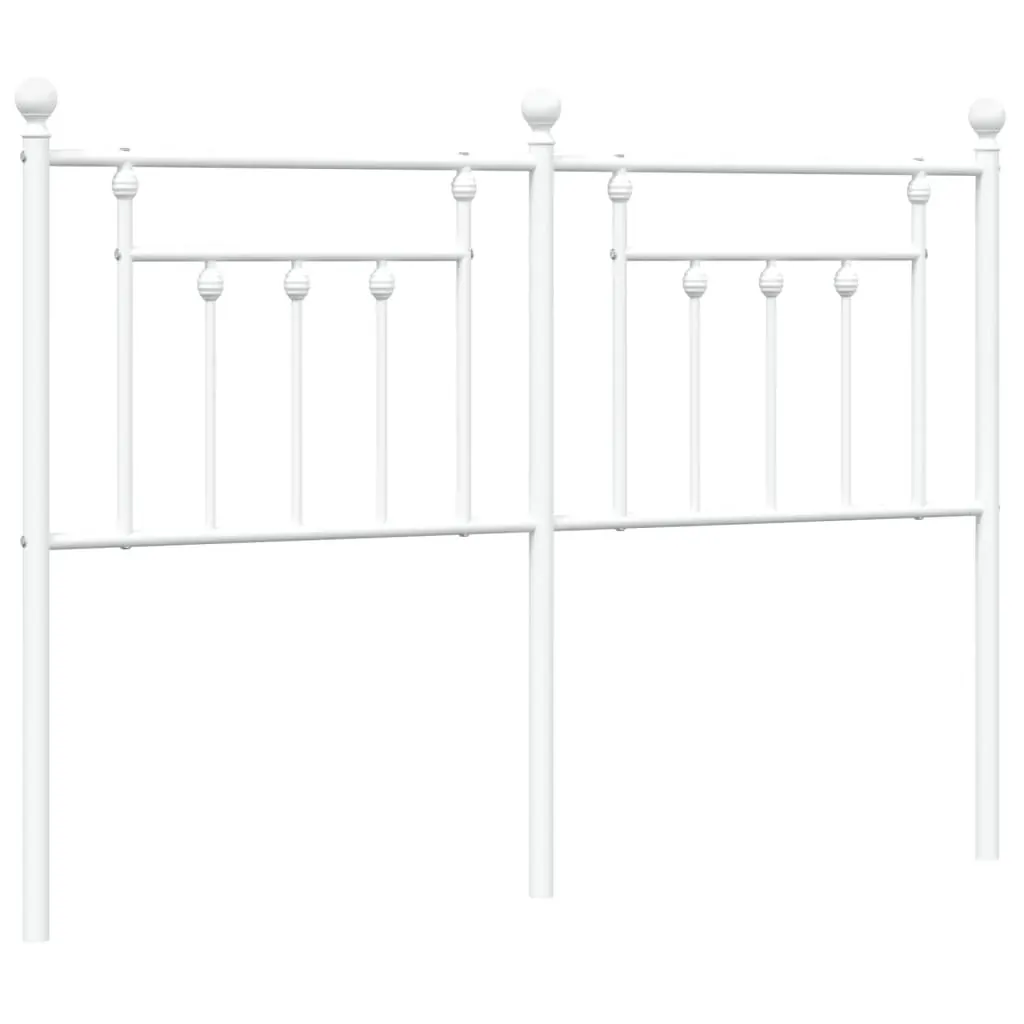 Metal Headboard White 152 cm Queen Price