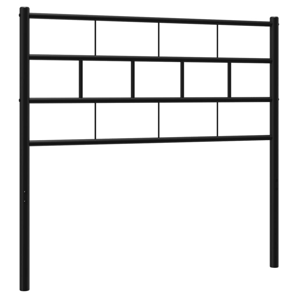 Metal Headboard Black 107 cm King Single Price