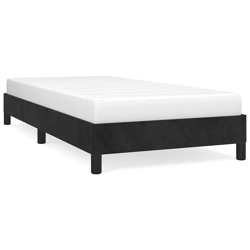 Bed Frame without Mattress Black King Single Velvet Price