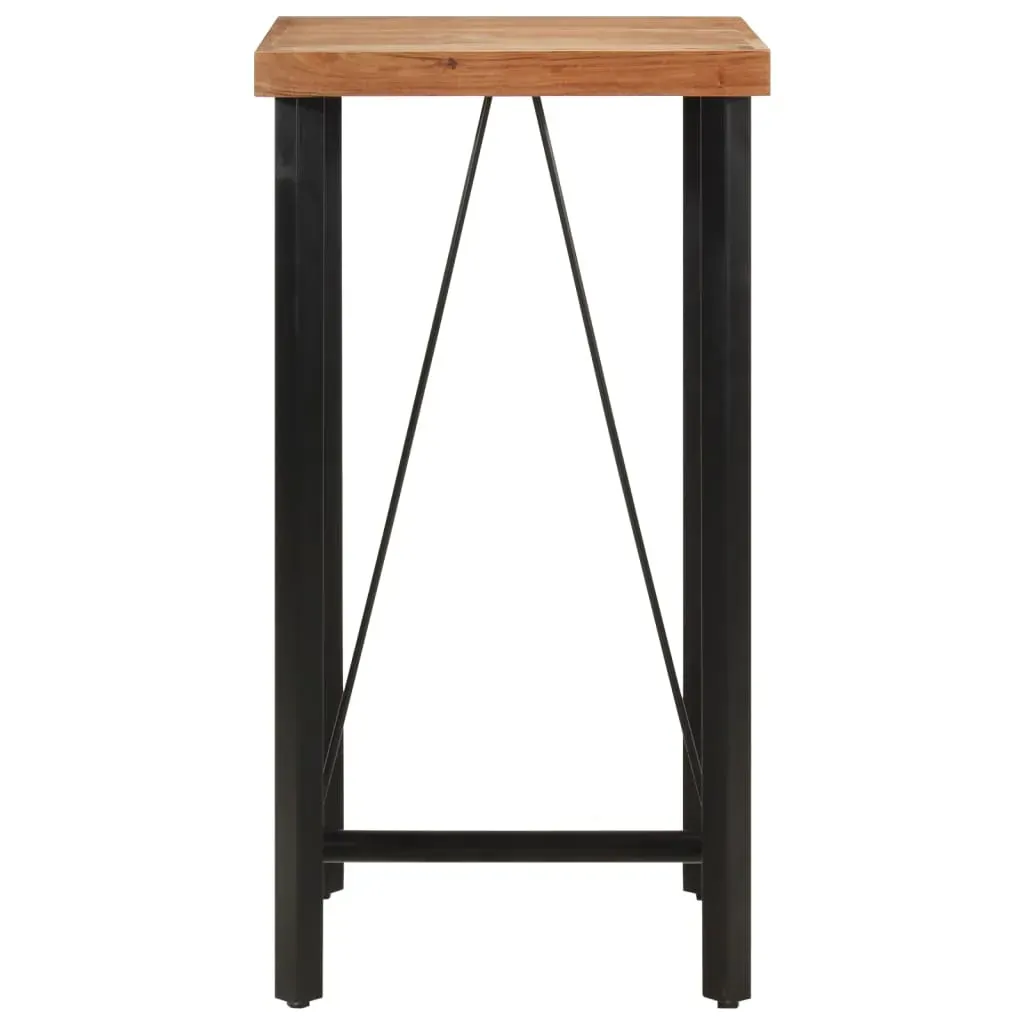 Bar Table 55x55x107 cm Solid Wood Acacia and Iron Price