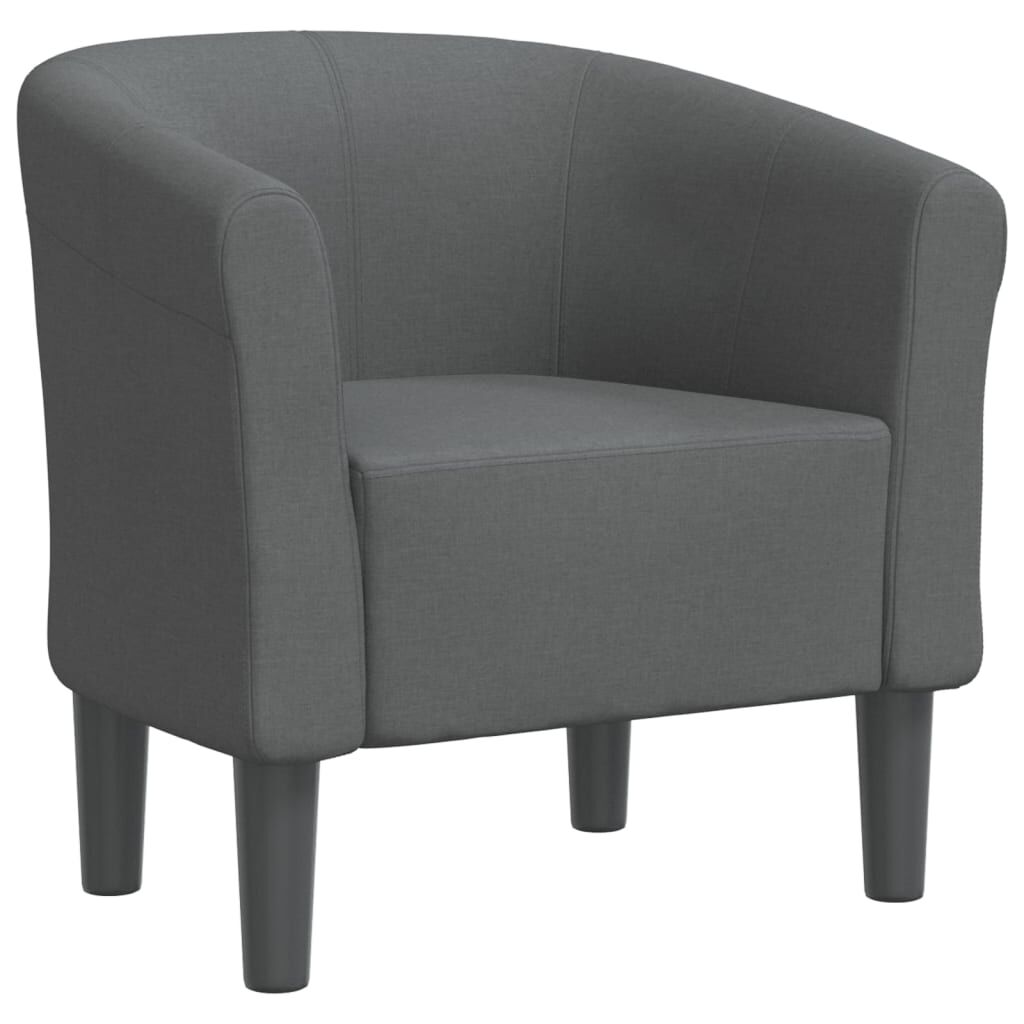 Tub Chair Dark Grey Fabric Price