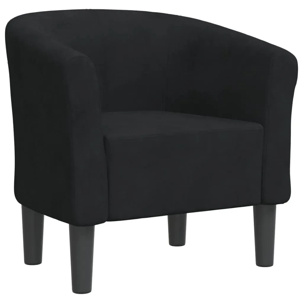 Tub Chair Black Velvet Price