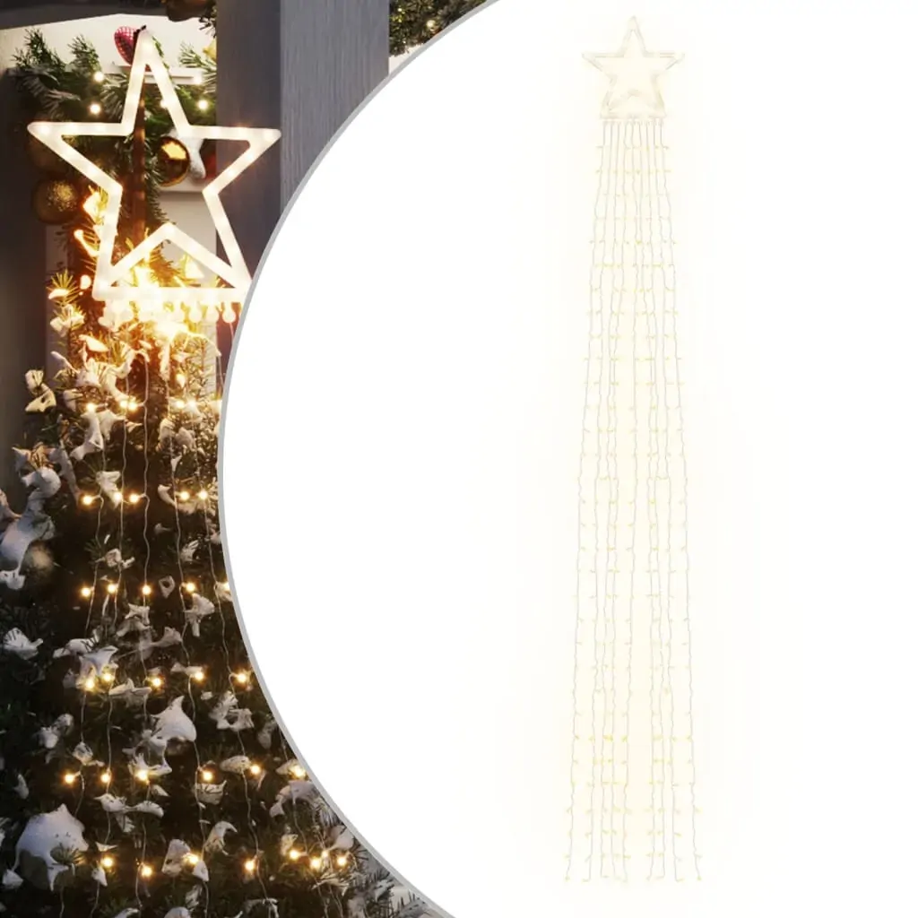 Christmas Tree Light 320 LEDs Warm White 375 cm Price